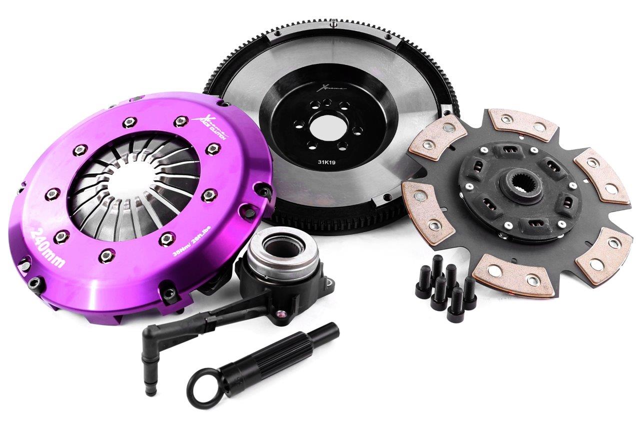 Clutch Kit - Xtreme Performance Race Sprung Ceramic Incl Flywheel & CSC 910Nm - KVW24695-1R