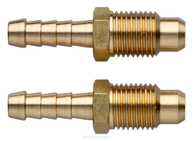 6mm (1/4'), 1/2' 20 UNF Male coupling (2 pack) - MS4022
