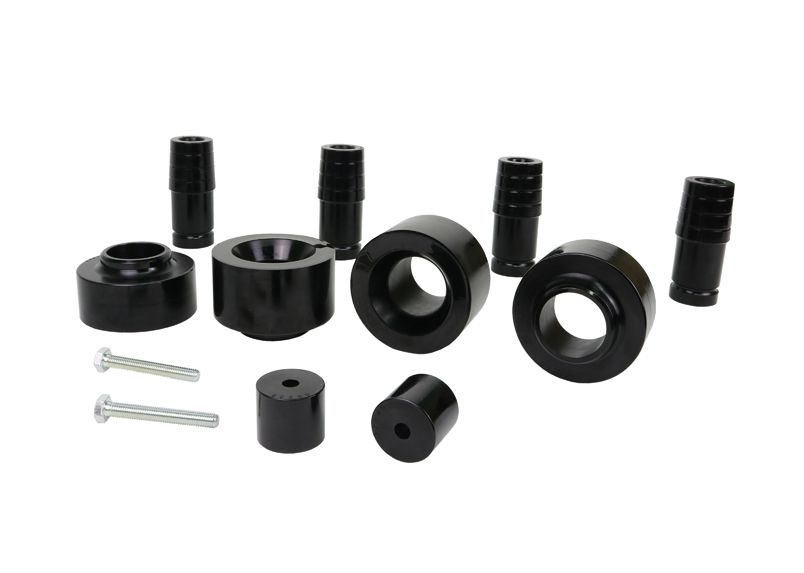 FRONT AND REAR COIL SPRING LIFT ISOLATOR WITH EXTENDED BUMP STOP - 1-1/2 IN - REV218.0004