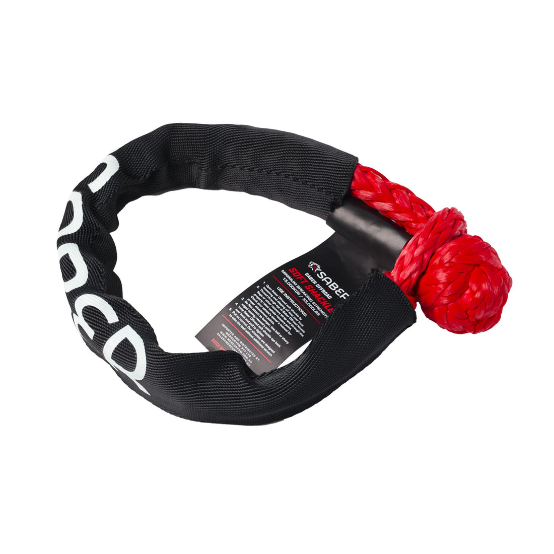 Saber 15,000KG Soft Shackle with Protective Sheath - SBR-15KSSB