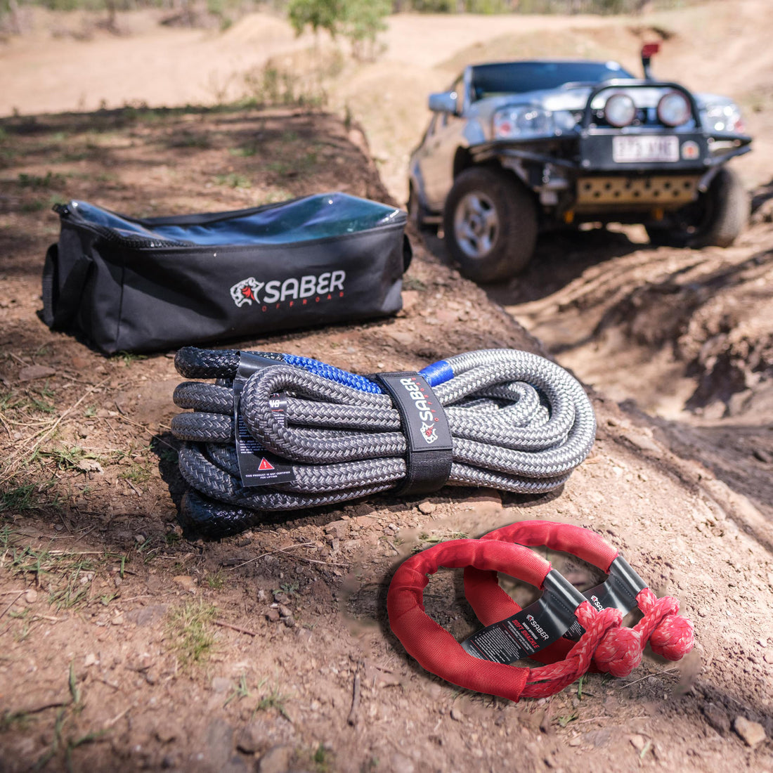 Saber 8K Offroad Kinetic Recovery Kit - SBR-8KKIT1