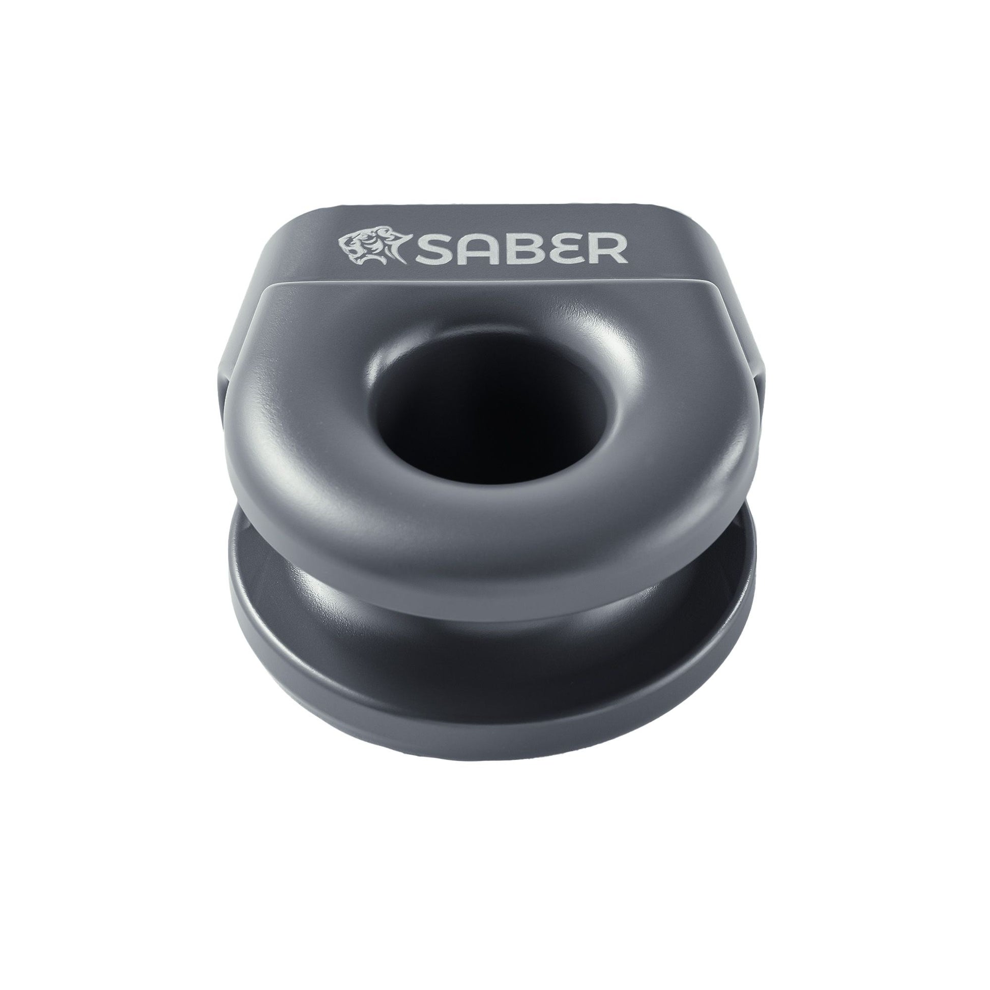 6061 Aluminium Spliced Winch Thimble UPDATED DESIGN  - Cerakote Grey - SBR-SWT2CG