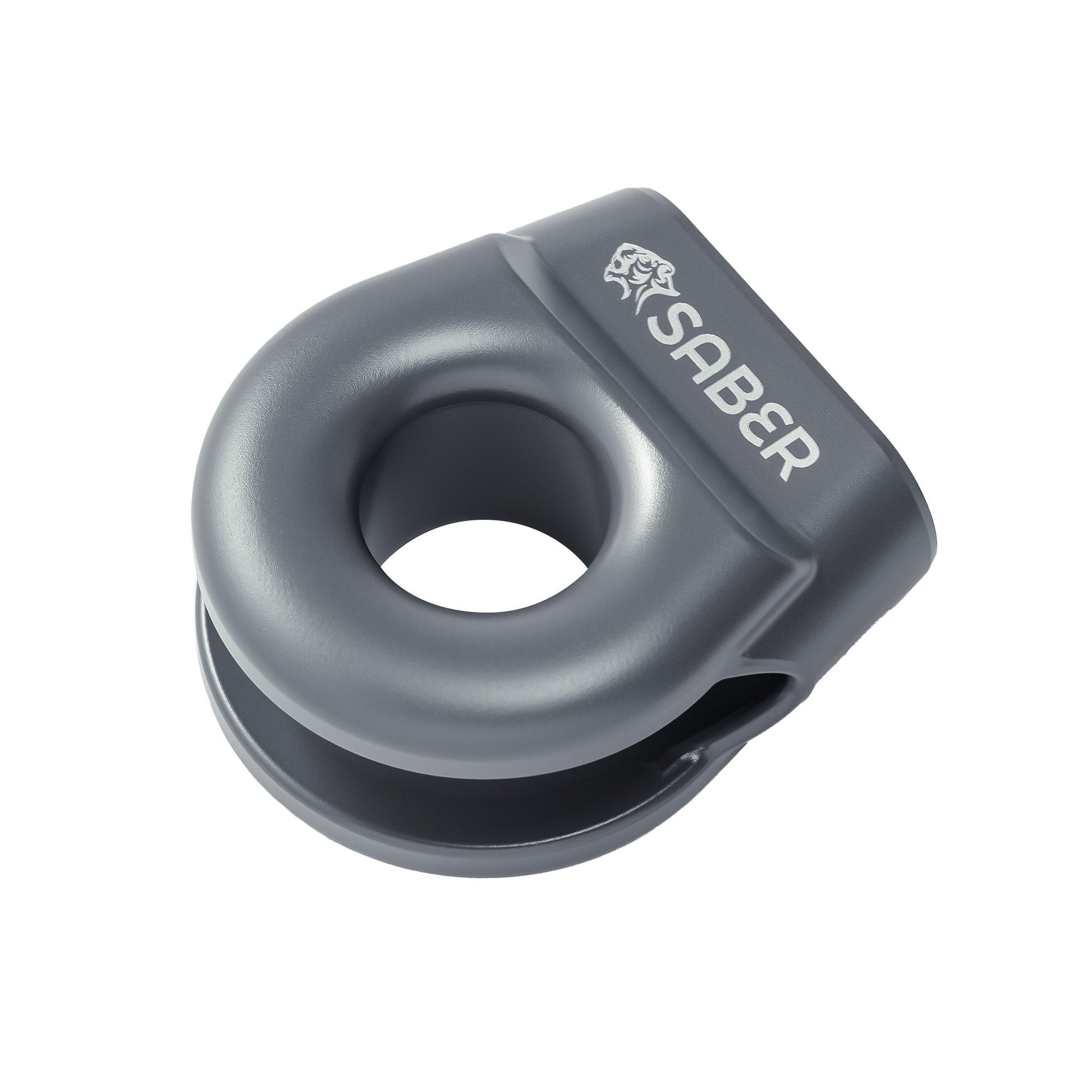 6061 Aluminium Spliced Winch Thimble UPDATED DESIGN  - Cerakote Grey - SBR-SWT2CG