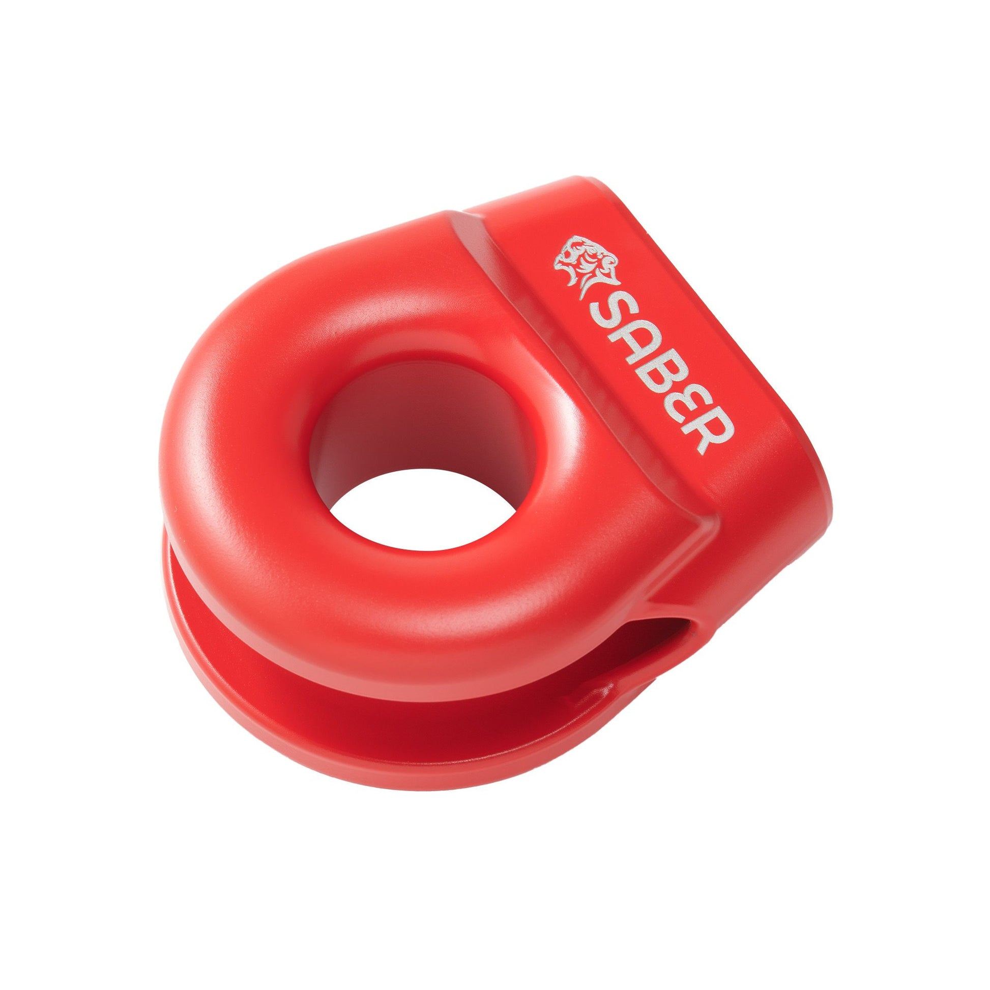 6061 Aluminium Spliced Winch Thimble UPDATED DESIGN   - Cerakote Red - SBR-SWT2CR