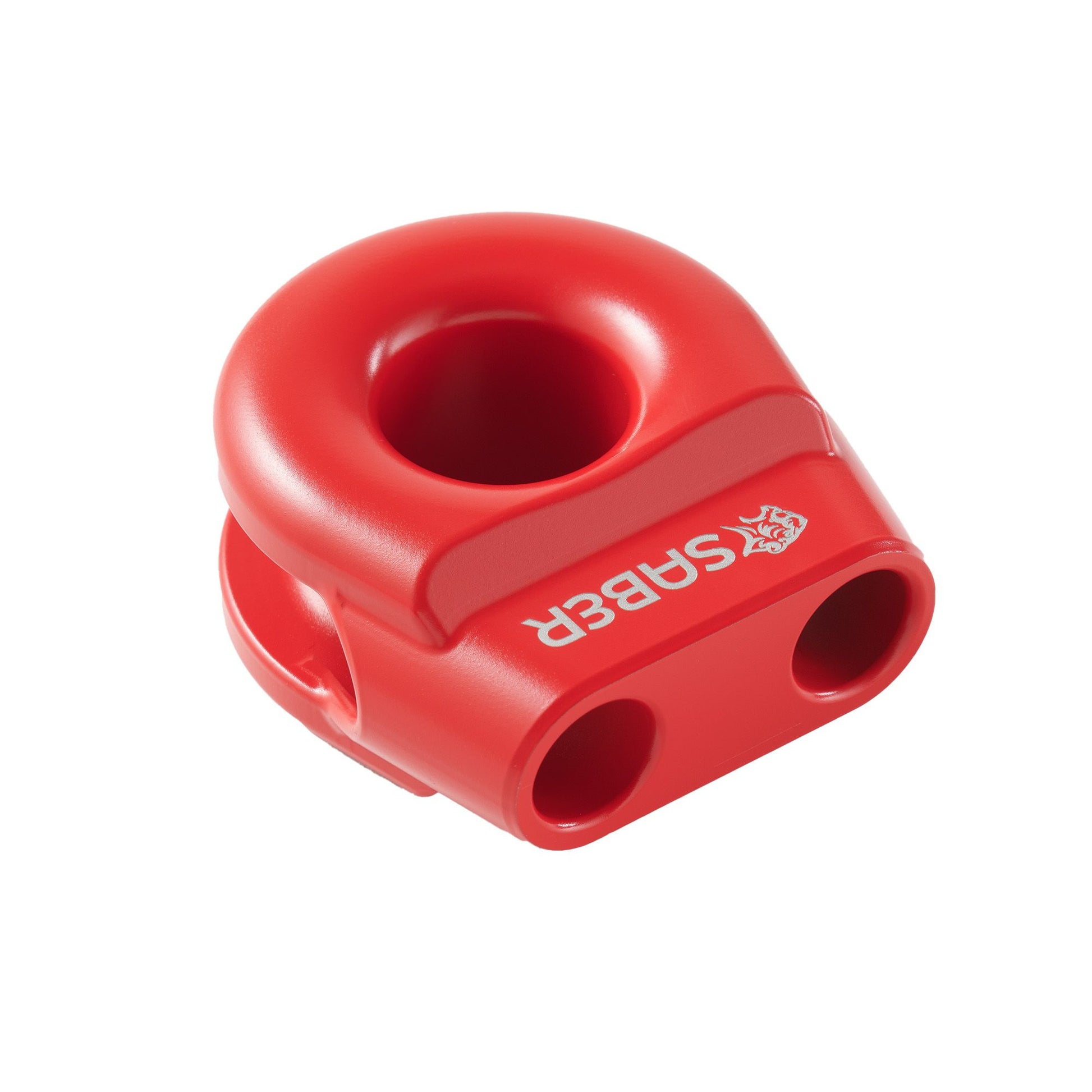 6061 Aluminium Spliced Winch Thimble UPDATED DESIGN   - Cerakote Red - SBR-SWT2CR