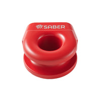 6061 Aluminium Spliced Winch Thimble UPDATED DESIGN   - Cerakote Red - SBR-SWT2CR