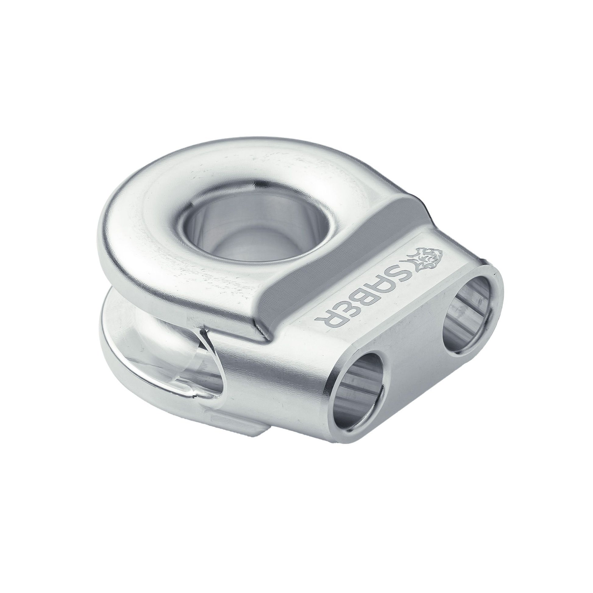 6061 Aluminium Spliced Winch Thimble UPDATED DESIGN  - Polished Alloy - SBR-SWT2