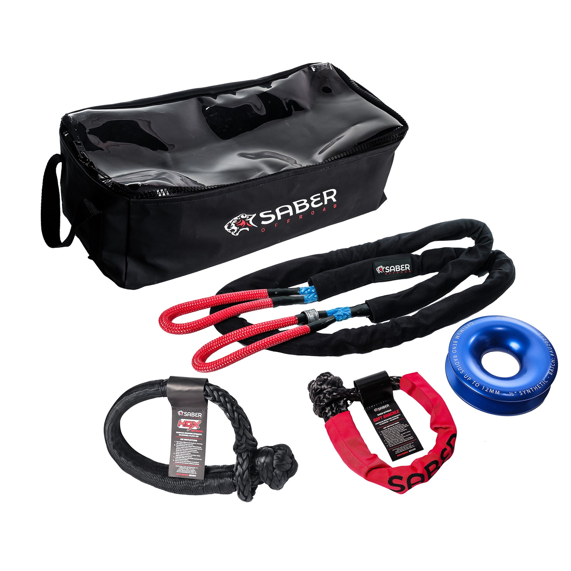 Saber Lightweight Winch Recovery Kit - SBR-WRK1