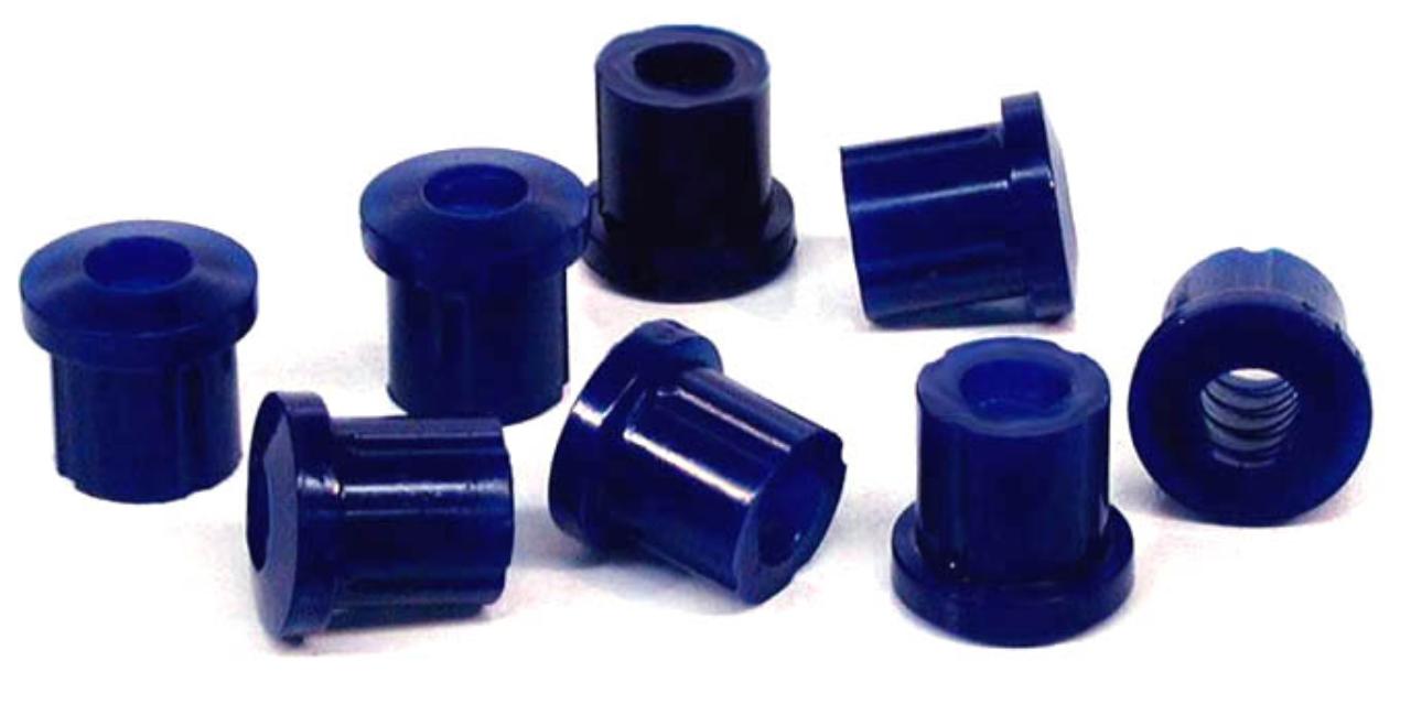 MGB/A-H Sprite Rear Leaf Spring Bushing Kit (80 duro/ShA) - SPF0014K