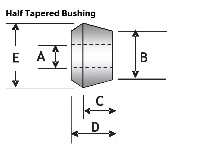 TAPERED SHOCK BUSH 12MM 4B (80 duro/ShA) - SPF0065-12K