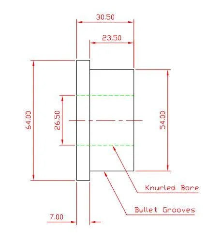 FR LWR CTRL ARM REAR BUSH (80 duro/ShA) - SPF2023K
