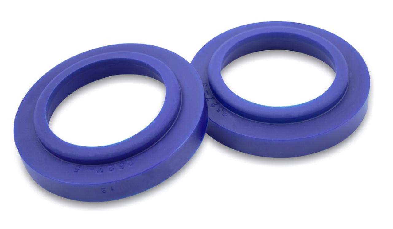 R Spring Spacer 5mm Lift, A=94mm B=67-85.5mm C=12mm D5.5mm E=72mm Helical Spring Seat & Tapered ID (80 duro/ShA) - SPF2327-5K