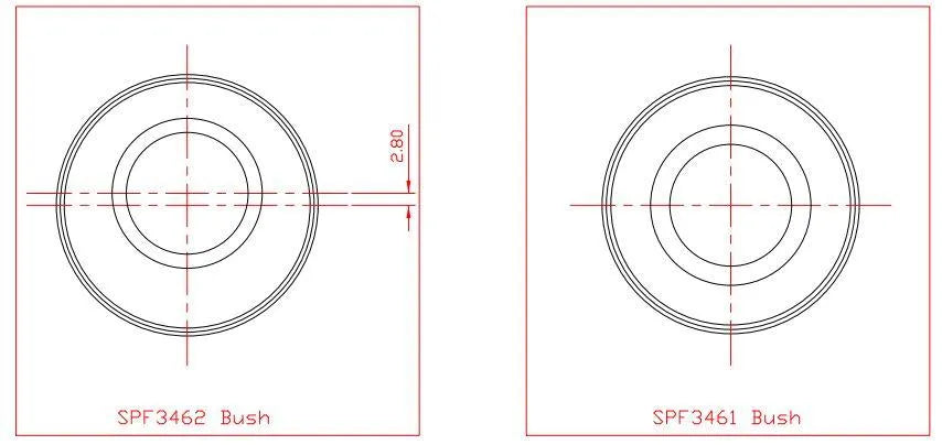 FR LWR CTR ARM RR KT (80 duro/ShA) - SPF3463K