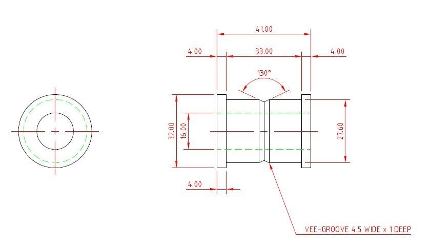 UNIVERSAL SHOCK BUSH KIT (80 duro/ShA) - SPF3602-16K