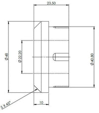 Ranger PX123 Diff Mount Bush Kit - Right Side (80 duro/ShA) - SPF3801K