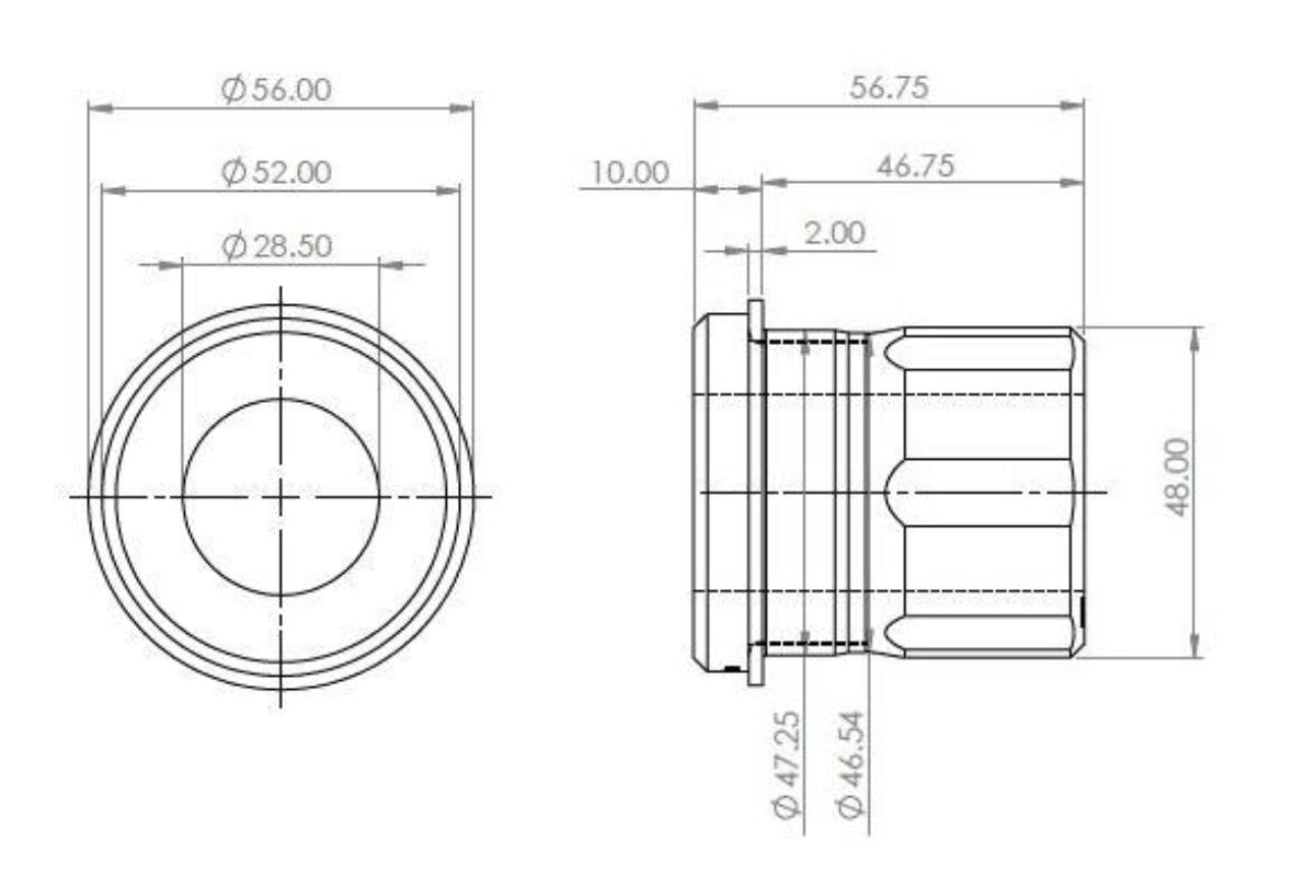 FLCA INNER REAR BUSH KIT (80 duro/ShA) - SPF5224K