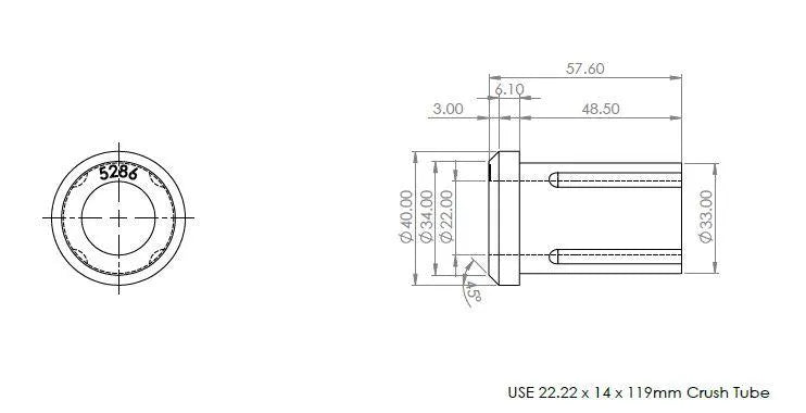 RR SHACKLE BUSH KIT (80 duro/ShA) - SPF5286K
