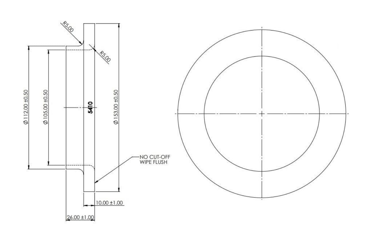 Rear Coil Spring Upper & Lower Insulator (80 duro/ShA) - SPF5410K