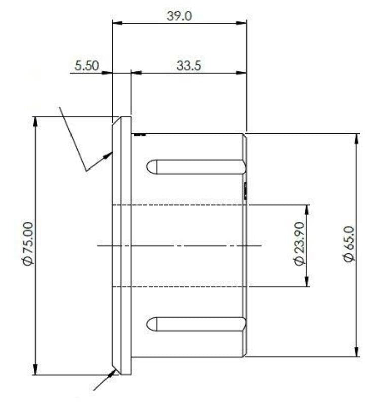 Fiat Ducato/Ram Promaster 250 Rear Leaf Spring Front Eye Bush Kit (80 duro/ShA) - SPF5416K