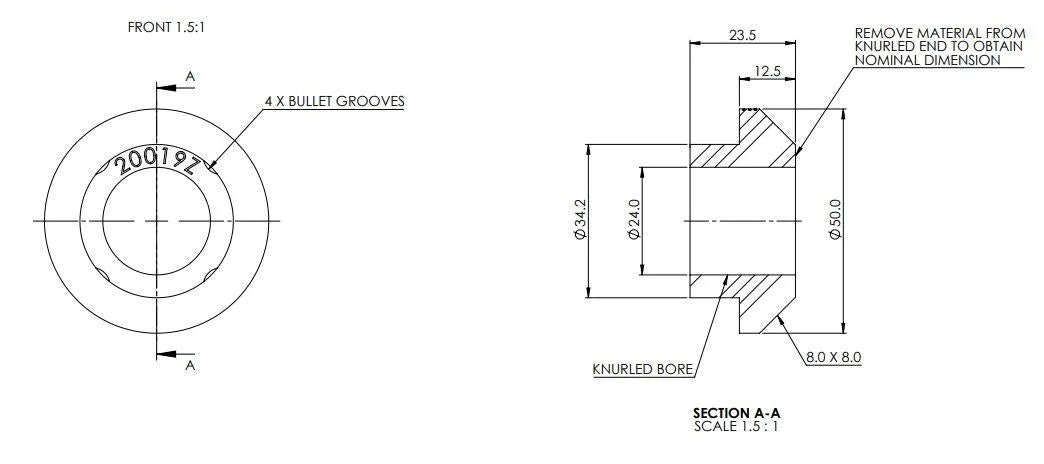 Rear Lower Control Arm Bushing (80 duro/ShA) - SPF5470K