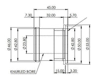 Front Upper Control Arm Inner Bush Kit (80 duro/ShA) - SPF5490K