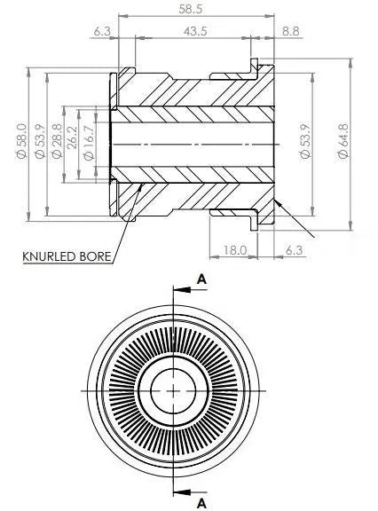 Control Arm Upper-Inner Bush Kit (80 duro/ShA) - SPF5495K
