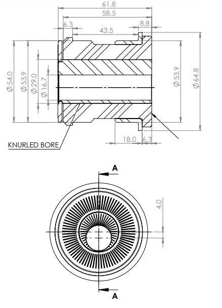 Control Arm Upper-Inner Bush Kit -  Offset (80 duro/ShA) - SPF5495XK