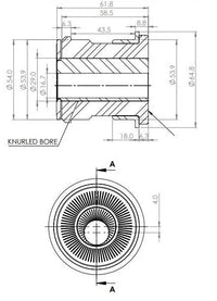 Control Arm Upper-Inner Bush Kit -  Offset (80 duro/ShA) - SPF5495XK