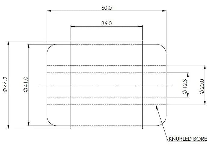 Rear Toe Arm Inner Bush (80 duro/ShA) - SPF5540K