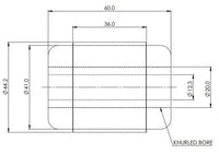 Rear Toe Arm Inner Bush (80 duro/ShA) - SPF5540K