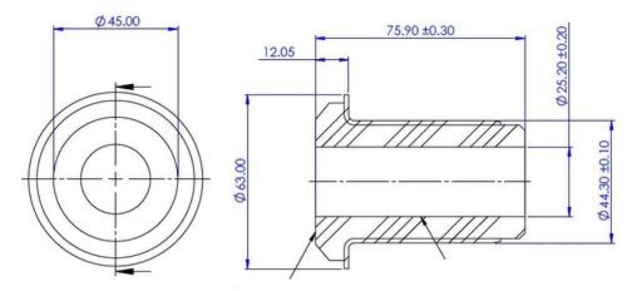 Chev Silverado 14-19 Front Lower Rear Bush Kit (80 duro/ShA) - SPF5585K