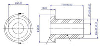 Chev Silverado 14-19 Front Lower Rear Bush Kit (80 duro/ShA) - SPF5585K