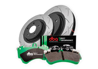 Brake Kit - 4000 Series T3 Slotted & Street Performance Brake Pads (2x DBA42166S + DB9021SP) - DBA42166S-9021SP
