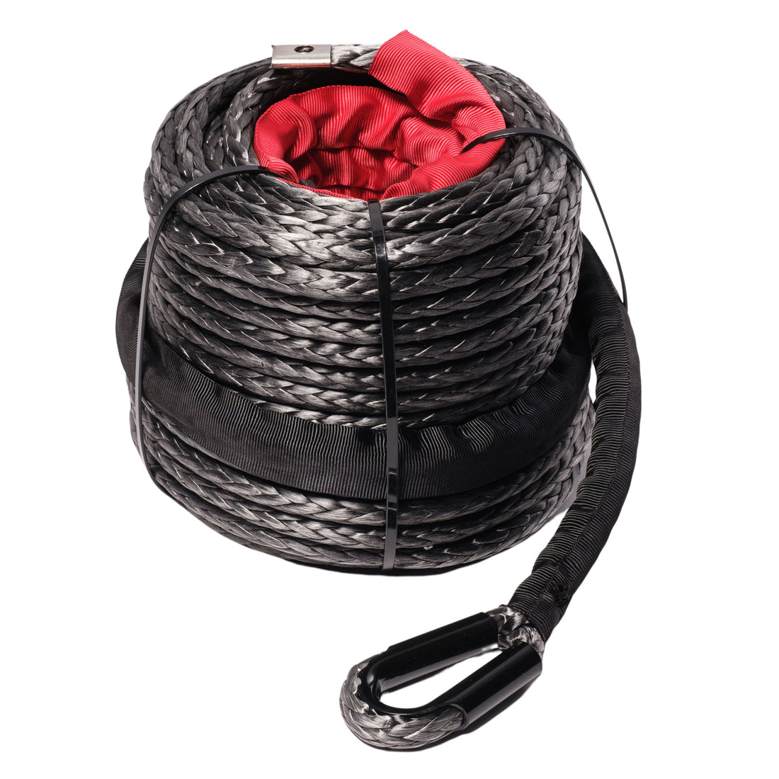 SaberPro Single Braided 30M Winch Rope (black) - SBR-30WR-SBLK