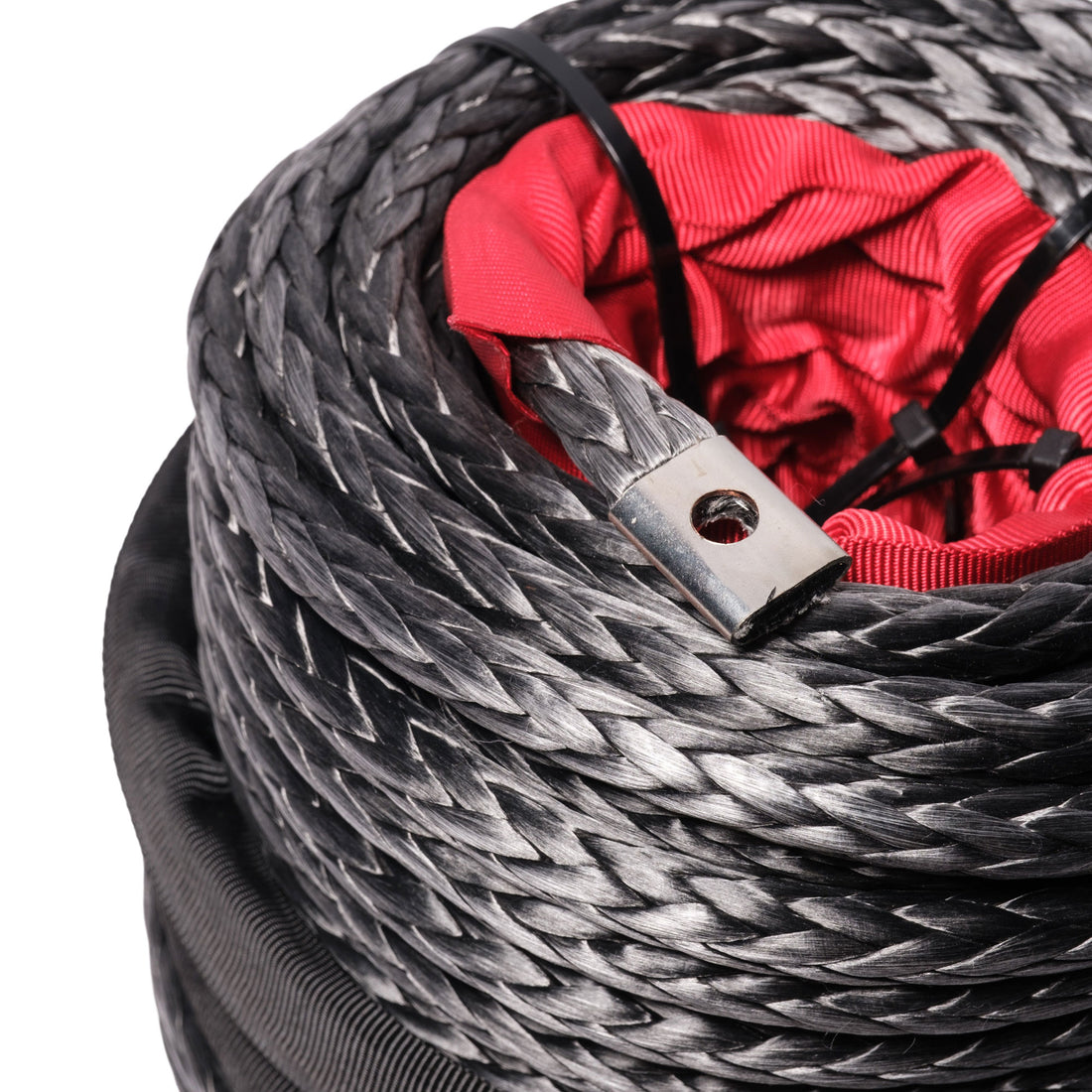SaberPro Single Braided 30M Winch Rope (black) - SBR-30WR-SBLK