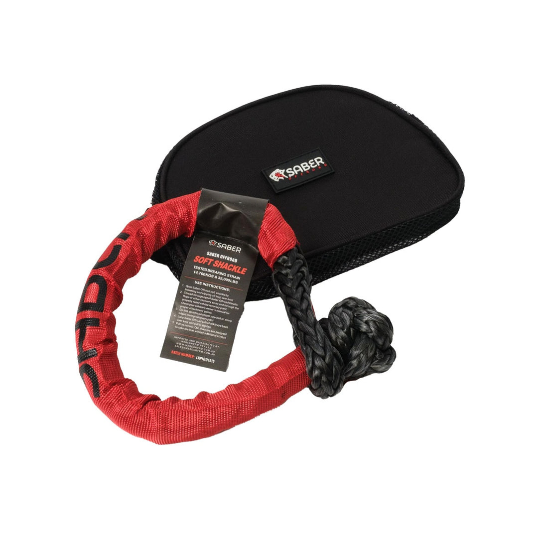 Saber 18,000KG SaberPro Soft Shackle with Sheath - SBR-18KSSB