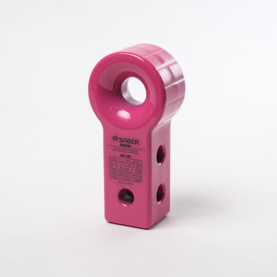 Saber 7075 Alloy Recovery Hitch – Prismatic Pink & 9K Soft Shackle - SBR-RFRH2PK1