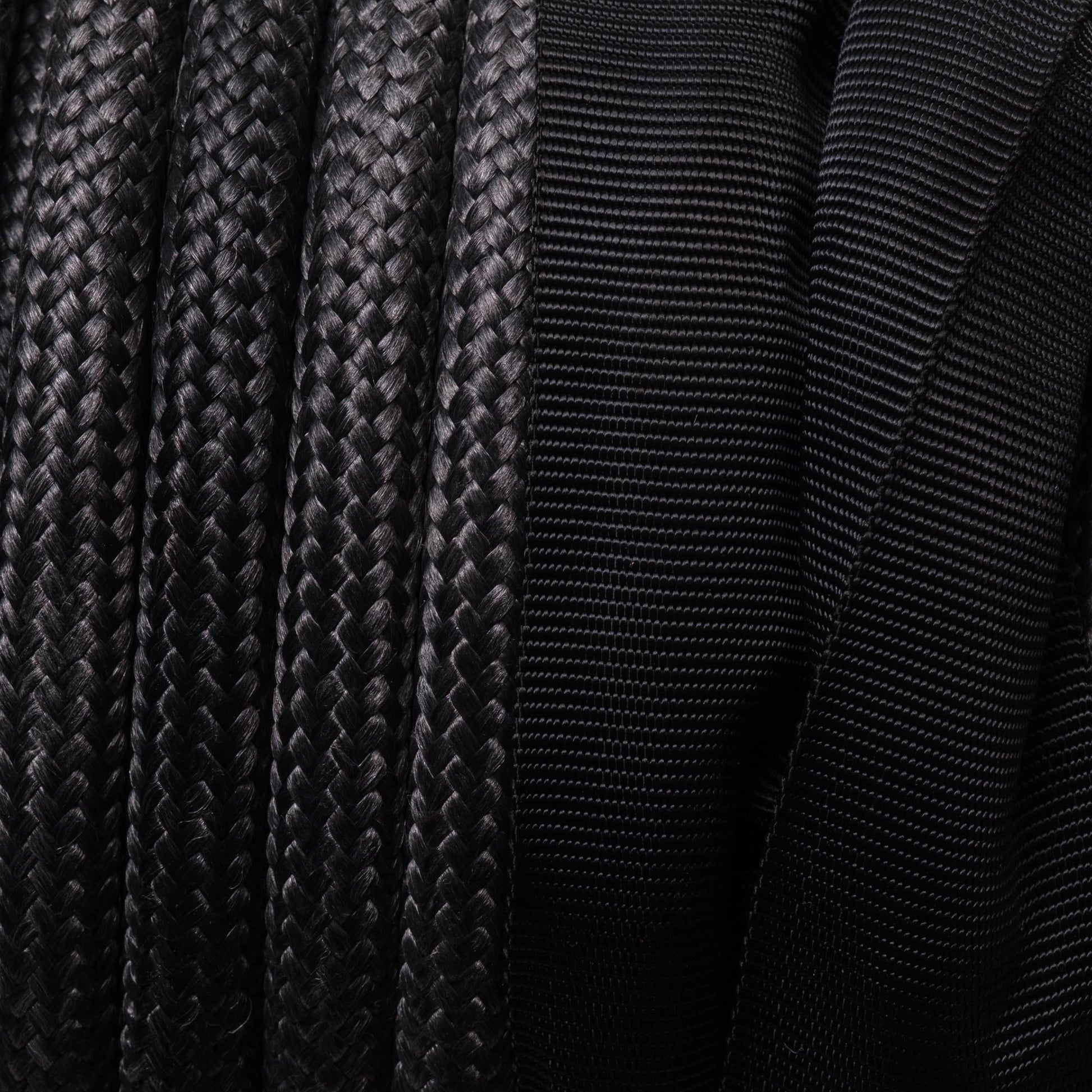 SaberPro Double Braided 30M Winch Rope (black) - SBR-30WR-BLK