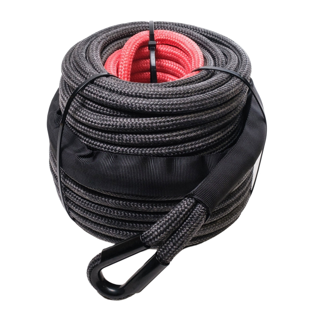 SaberPro Double Braided 30M Winch Rope (black) - SBR-30WR-BLK