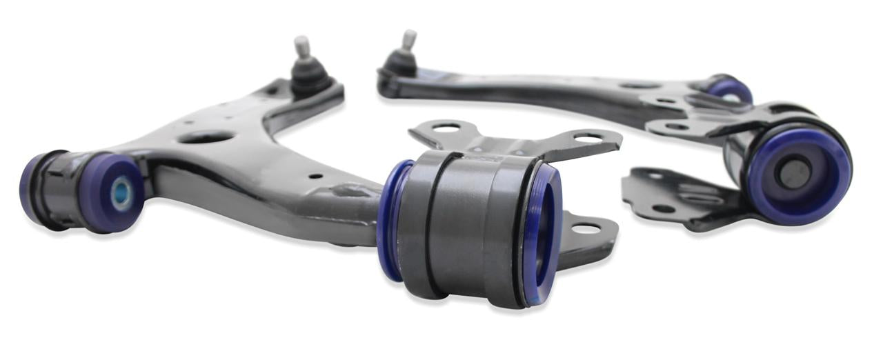 10-14 Mazda3 Front Lower Control Arm Set w/ SP Bushings (80 duro/ShA) - TRC1051