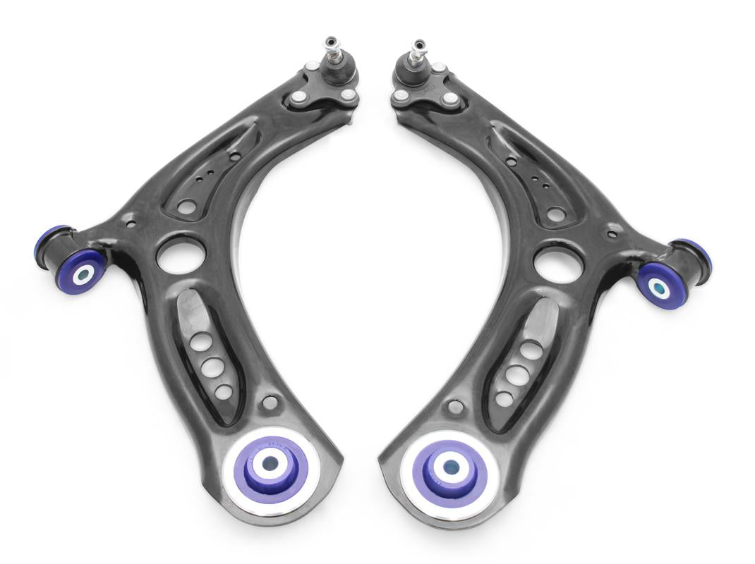 VW MQB Front Lower Control Arm Set (80 duro/ShA) - TRC1070