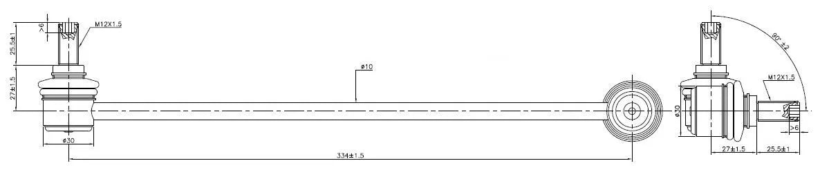 VAG Fr Sway Bar Link - TRC4048
