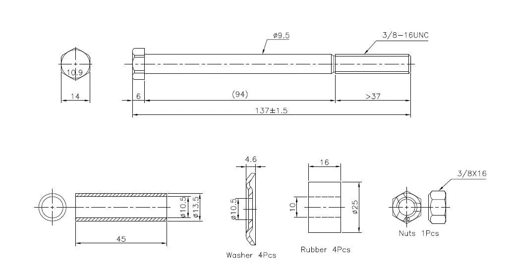 Corolla Fr Sway Bar Link - TRC4054
