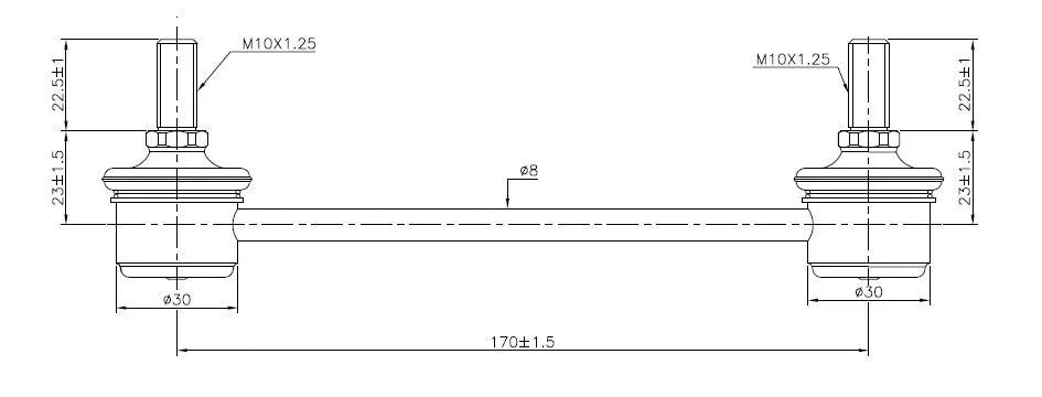 Hyundai Kia Rr Sway Bar Link - TRC4065