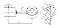 Hiace Fr LH Sway Bar Link - TRC4066L