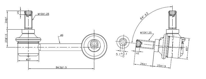 CRV Rr RH Sway Bar Link - TRC4068R