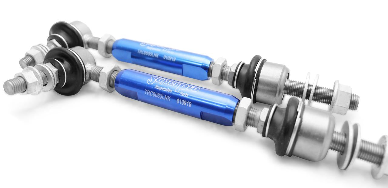 HD Adj Sway Bar Link 10mm 180 Degree/12mm Vertical/165mm-210mm - TRC4305