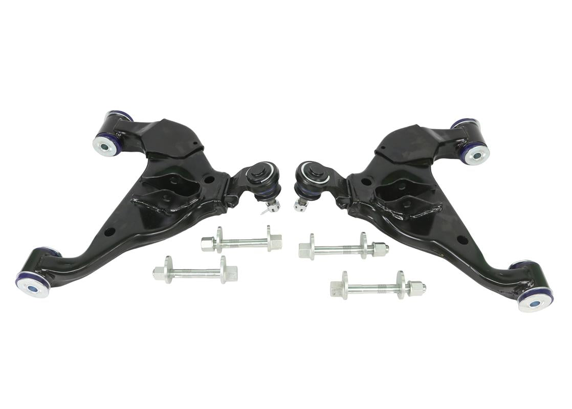 2015+ Hilux/Fortuner Offset LCA Kit - Camber/Caster Adj. (80 duro/ShA) - TRC476