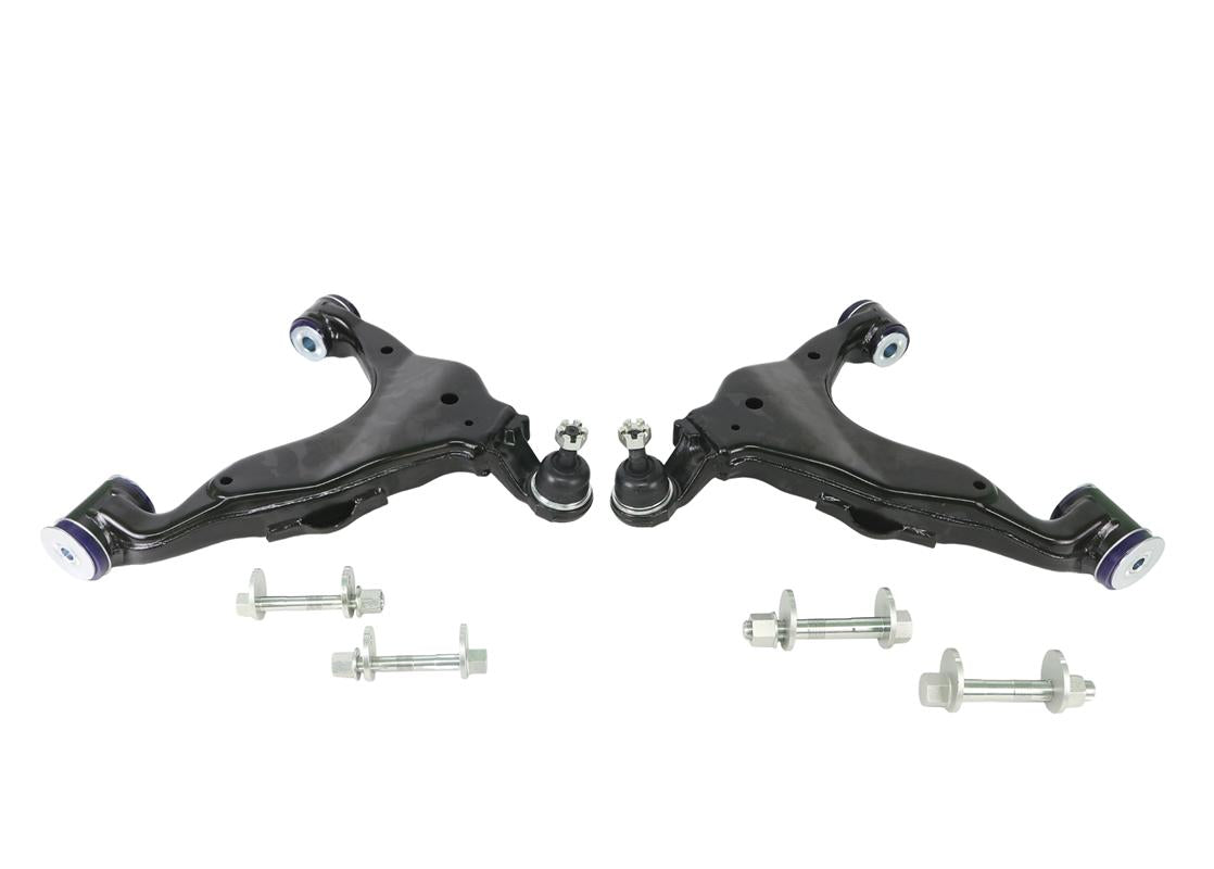 Offset Lower Arm Kit - Camber/Caster Adj. (80 duro/ShA) - TRC482