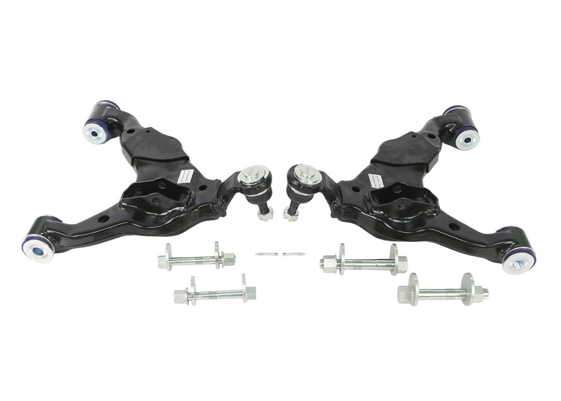 Offset Lower Arm Kit - Camber/Caster Adj. (80 duro/ShA) - TRC482